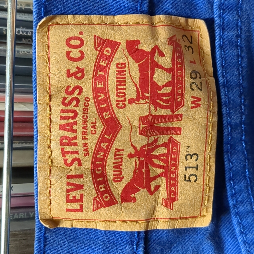 Levis royal blue denim